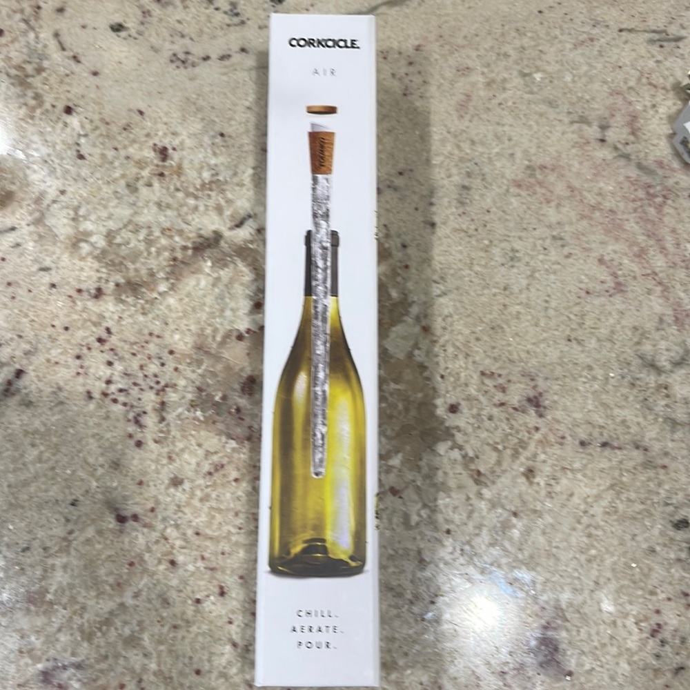 Corkcicle Air Barware Chill Aerate Pour Wine Chiller